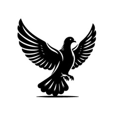 Realistic Pigeon Bird Vector Illustration