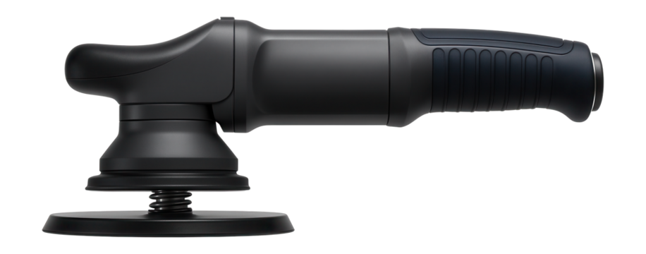 Rotary buffer with rotating disc and spring mechanism for impact absorption