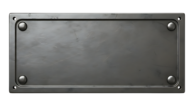 Textured metal plate with rivets, perfect for industrial designs and adding a unique look