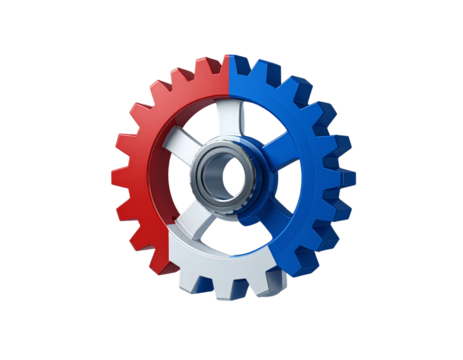  labor day gear wheel  transparent background