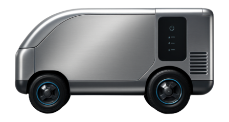 Diagnostic imaging vehicle with side-mounted control panel and ventilation grilles