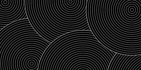 Modern simple overlapping circle lines creative design texture. Suitable for posters, covers, banners, flyers, brochures, presentations, websites.