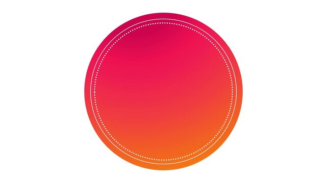 Simple and cute gradient circle