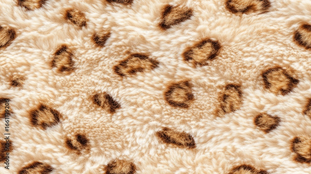 Poster the vibrant and detailed textures of leopard skin display striking patterns in a warm, earthy palett