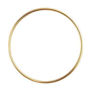 Elegant Gold Circle Frame:  Perfect for Luxury Branding, Minimalist Design, and Premium Product Presentation.