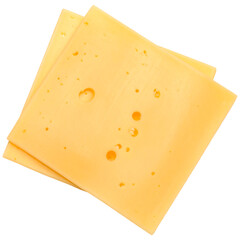 Two slices of cheese PNG