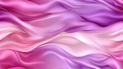 Obraz premium Colorful silk fabric forms elegant waves, providing a stunning backdrop suitable for presentations, posters, and creative advertisements SEAMLESS PATTERN