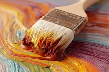 Vibrant Paintbrush Strokes