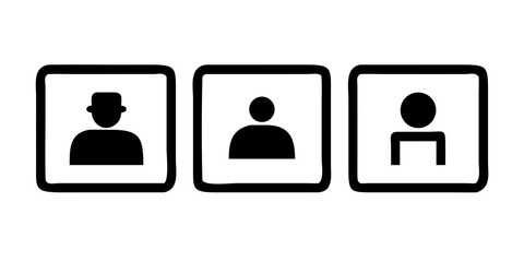 Detailed Workers Vector Line Art Set Featuring Various Professions in Minimalist Outline Style for Modern Design Projects and Illustrations