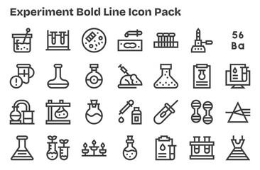 Experiment Visual Pack - 28 Extra Bold Line Icons