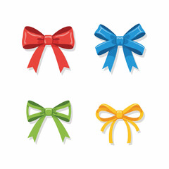 Colorful Ribbon Design Set