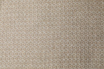 Top view of beige blanket, top view