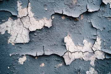 Fototapeta premium Cracked, peeling paint on a wall (2)