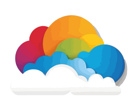 Cloud Vector Art, Intricate Powerful and Ready for Print or Web, Sharp Details. Strong Identity (1)