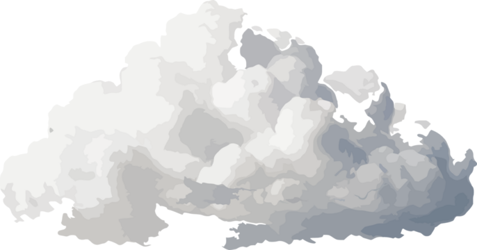 Cloud Vector Art, Intricate Powerful and Ready for Print or Web, Sharp Details. Strong Identity (1)