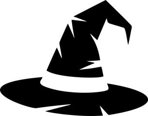 Witch Hat Silhouette – Halloween Icon