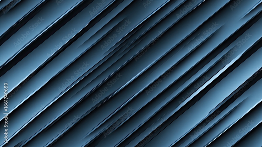 Poster a striking dark blue geometric background showcases diagonal lines with a minimalist design, highlig