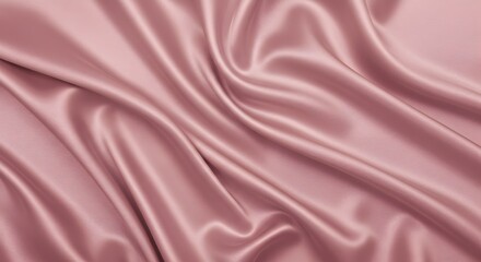 Fototapeta premium Dusty rose silk fabric texture background for fashion design and textile industry material close up view