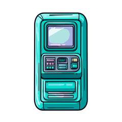 Duplicator machine isolated on white 