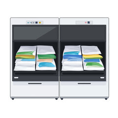 Duplicator machine illustration 