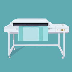 Duplicator machine vector illustration 