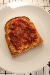 Peanut Butter and Jelly on Toast