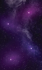 Colorful galaxy night sky vector background with milky way, nebula, stardust, and shining stars