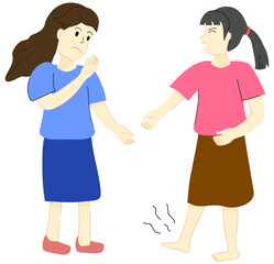 Stinky feet can affect social interactions