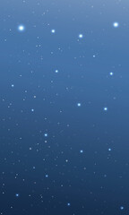 Colorful galaxy night sky vector background with milky way, nebula, stardust, and shining stars