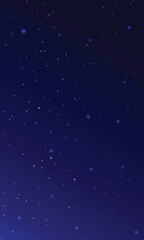 Colorful galaxy night sky vector background with milky way, nebula, stardust, and shining stars