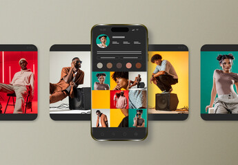 Neutral Tone Phone Mockup
