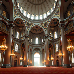 interior of the church