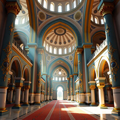 Obraz premium interior of the church