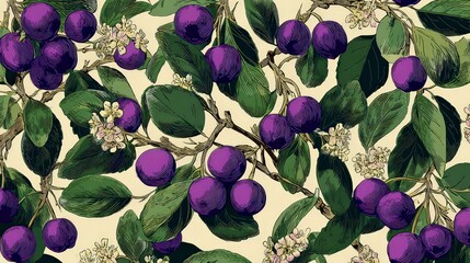 Maqui Berry Background