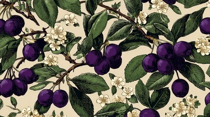 Maqui Berry Background