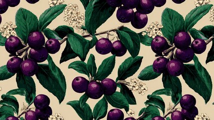 Maqui Berry Background