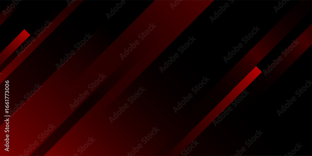 Poster abstract red and black design background with stroke and shadow effect. red gradient wallpaper with 