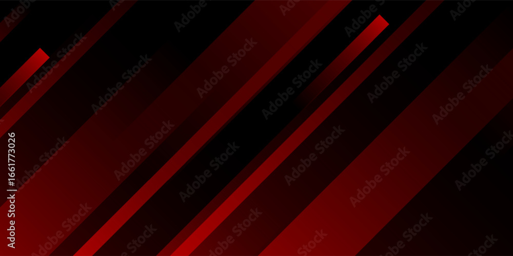 Poster abstract red and black design background with stroke and shadow effect. red gradient wallpaper with 