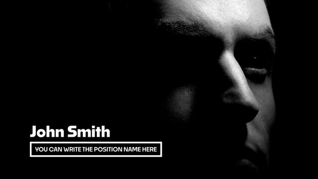 Lower Third Animation Template