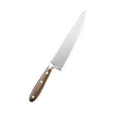 Fototapeta premium Paring knife 3d rendering isolated on transparent background