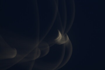 White line abstract background photo. White line on black background backdrop. Dark night Christmas background. Dark Halloween concept background. Blurred moon abstract concept Moon abstract backdrop 