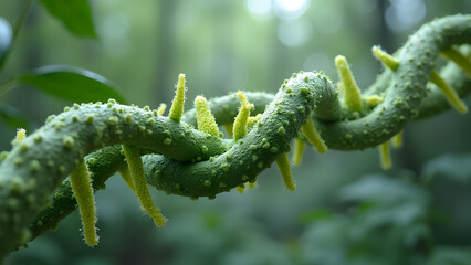Naklejka premium Environmental Remediation Through Genetic Modification