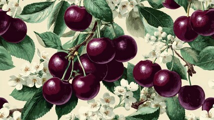 Sour Cherry Background
