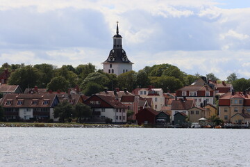 Sweden. The embankment in the town of Västervik on the Baltic Sea in Sweden. Kalmar County. © Andrii