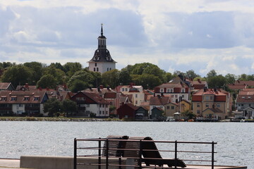 Sweden. The embankment in the town of Västervik on the Baltic Sea in Sweden. Kalmar County. © Andrii