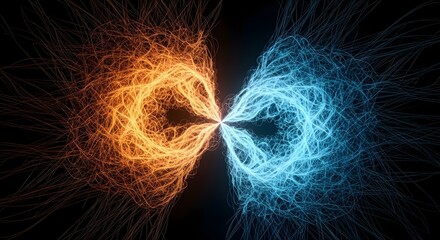 Abstract chaotic background