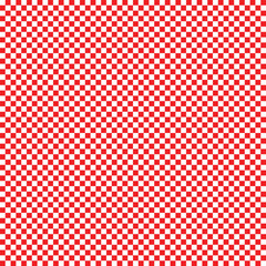 Red and White Checkerboard &ndash; Decorative Seamless Background Vector. EPS  10.