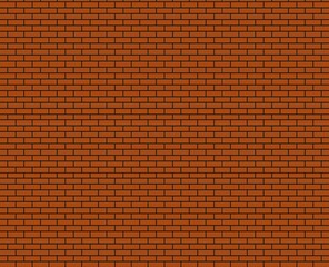 Seamless Rust Brown Brick Wall Background – Patterned Texture for Wallpaper, Construction, Architecture, and Urban Design 