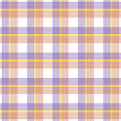 Multicolored vintage autumn plaid pattern - seamless tartan check fabric design for textile, fashion and digital backgrounds
