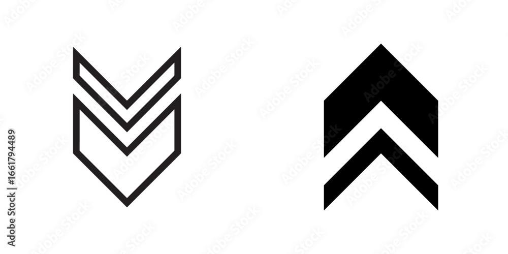 Poster down arrow up icon vector. scroll down up icon sign symbol vector. move down up vector icon illustra